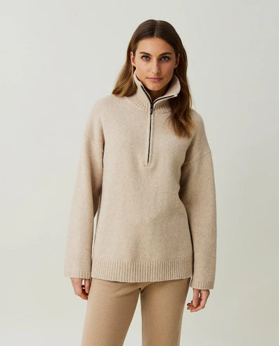 Madison Wool/Alpaca Blend Half Zip