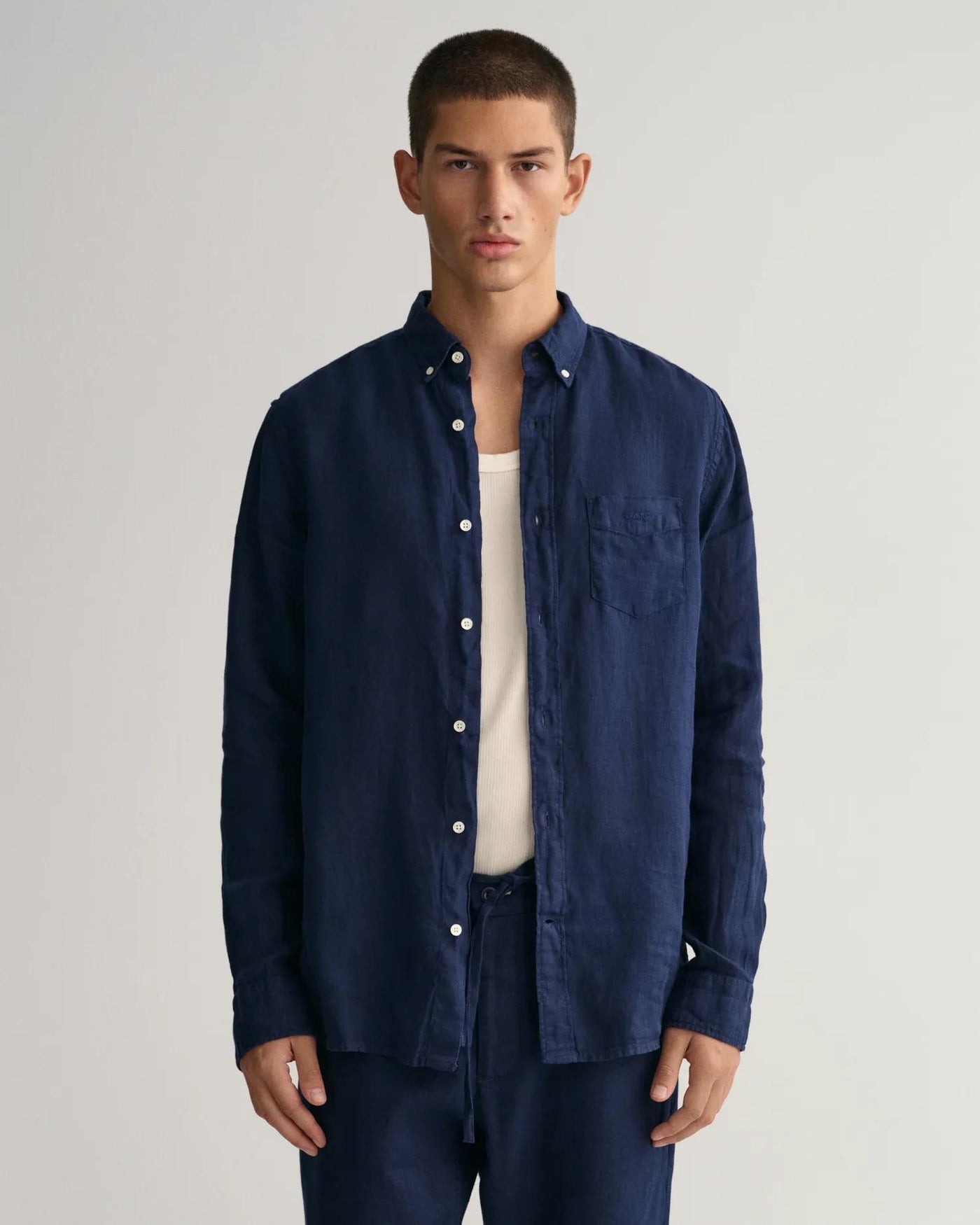 Dyed Linen Shirt