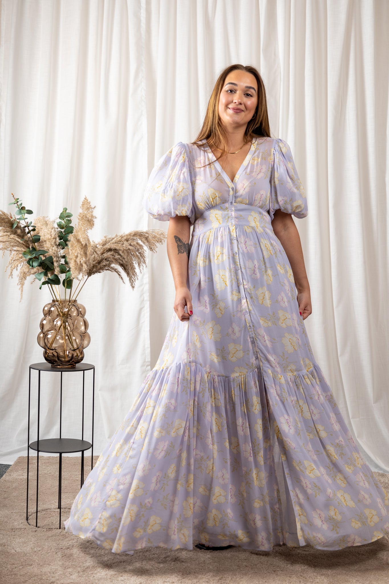 Georgette Button Down Dress