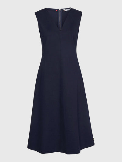 Punto Midi V-Neck Dress