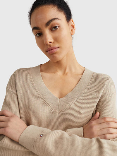 Soft Rib V-NK Sweater