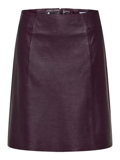 New Ibi Mw Leather Skirt