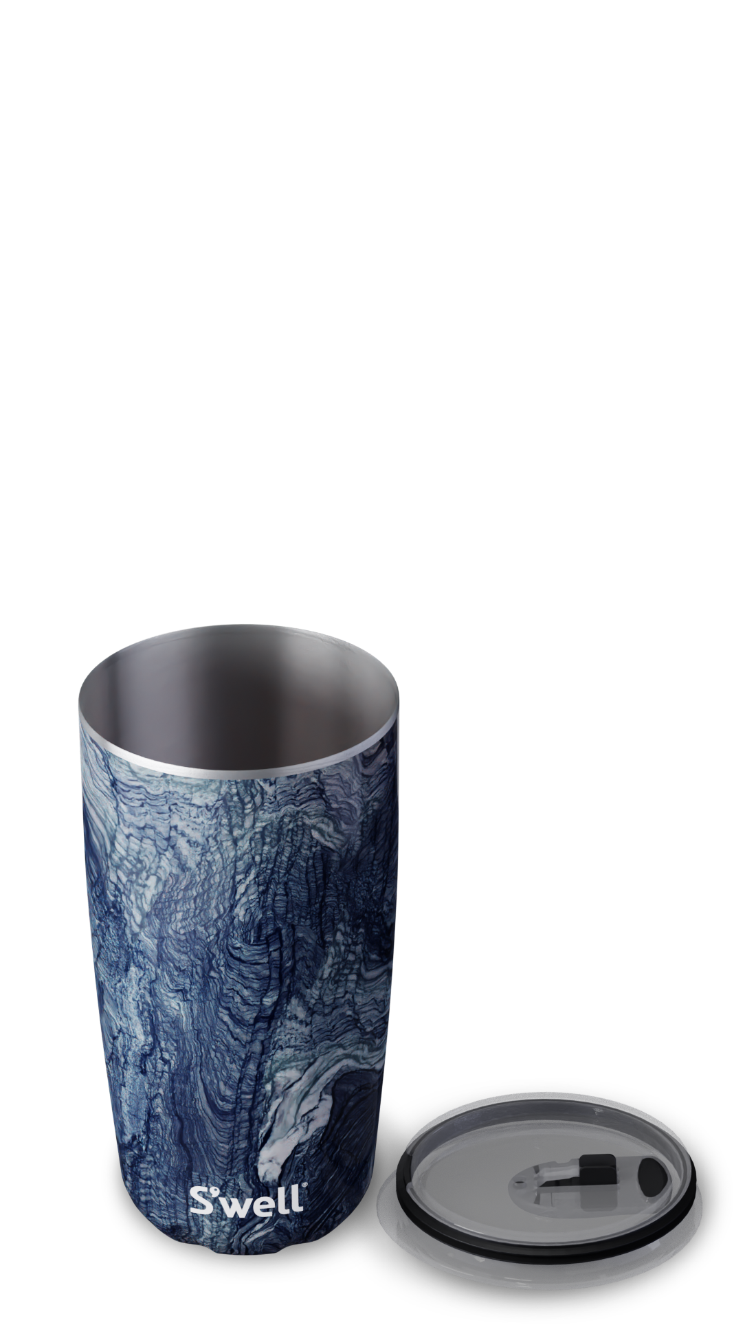 Azurite Marble Tumbler With Lid 530 ml