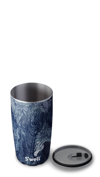 Azurite Marble Tumbler With Lid 530 ml